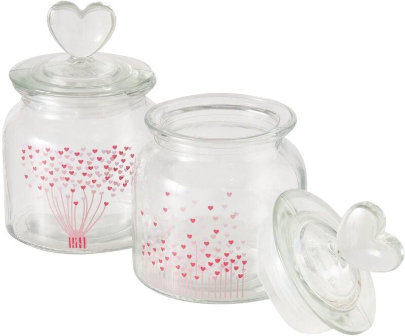 Boltze Gruppe - Aufbewahrungsgläser sherine, 2er-Set