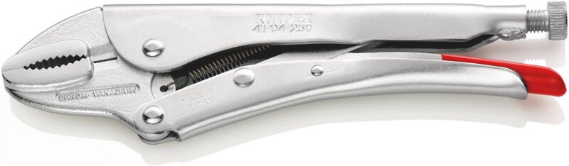 41 04 250 Gripzange Halbrund 0 - 40 mm 250 mm - Knipex