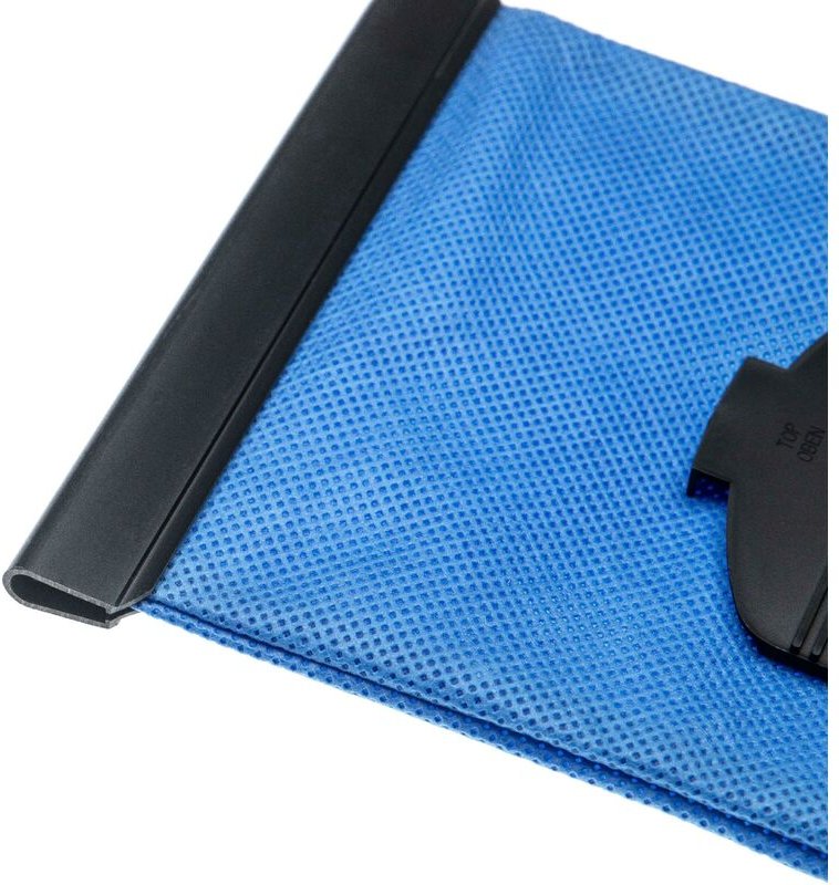 vhbw Staubbeutel kompatibel mit Bosch big bag 3 l BSN 1810RU, big bag 3 l BSN 1701RU Staubsauger - 25,3cm x 17,4cm Blau