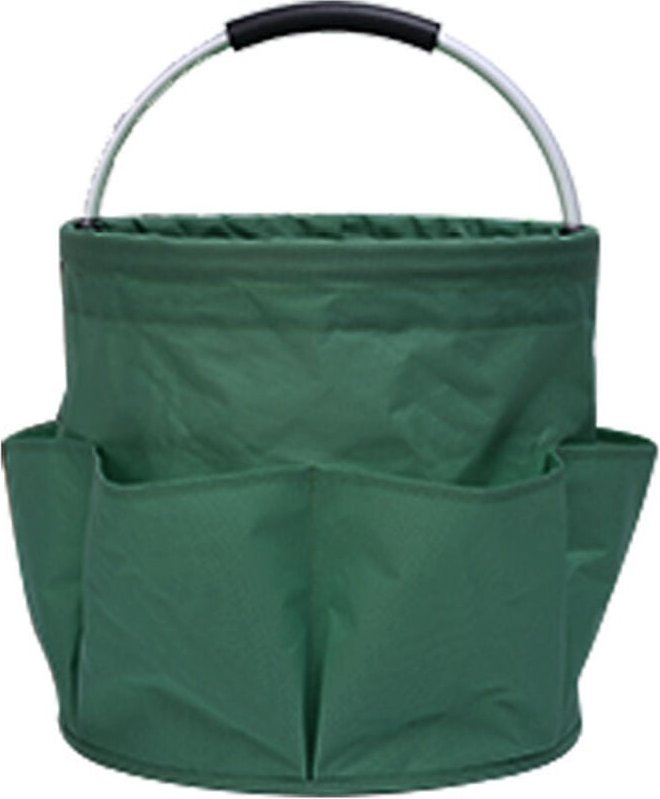 Thumbnail - 17L Gartentasche für Gartengeräte: Faltbare Gartengerätetasche 600D Oxford-Gewebe Gartengerätetasche, Gartenkorb mit 1 H...