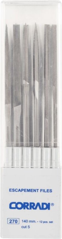 PFERD TOOLS Präzisions-Hemmungsfeile Set 140mm Schweizer Hieb 4, sehr-fein