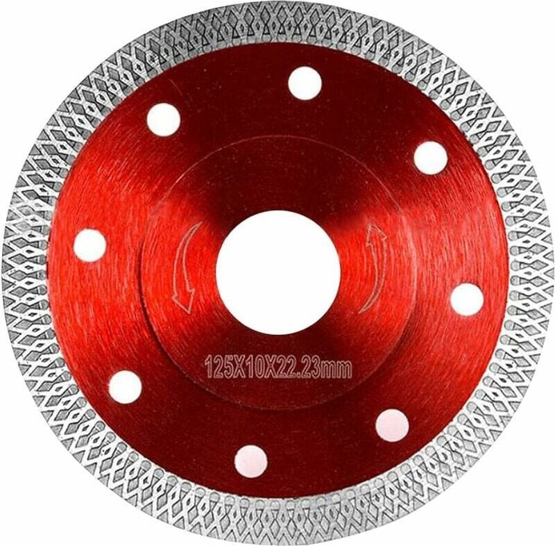 XVX - Diamantscheibe 125 Fliesen, feine Trockenschnitt-Diamantscheibe, Diamant-Trennscheibe, Kreissägeblatt für Fliesen,...