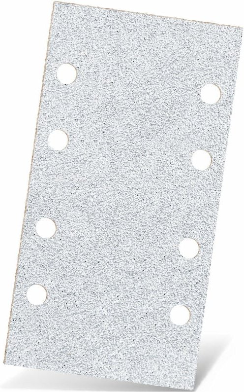 Thumbnail - White Klett-Schleifblätter, 180 x 93 mm, 8-Loch, f. Schwingschleifer, Normalkorund (50 Stk.) K240 - Menzer