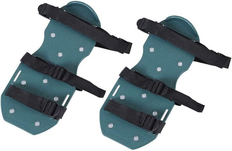 Shining House - Rasen-Stanzschuhe, Vertikutierer-Sandalen, professionelle Sohle, manuelle Befestigung im Garten, einfach...