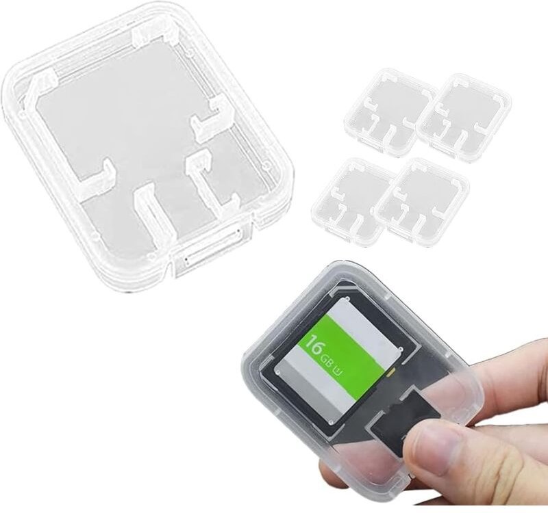 10 Stück sd Karten Aufbewahrung sd Karten hülle tf Card Case Karten Hüllen für Speicherkarten Aufbewahrung