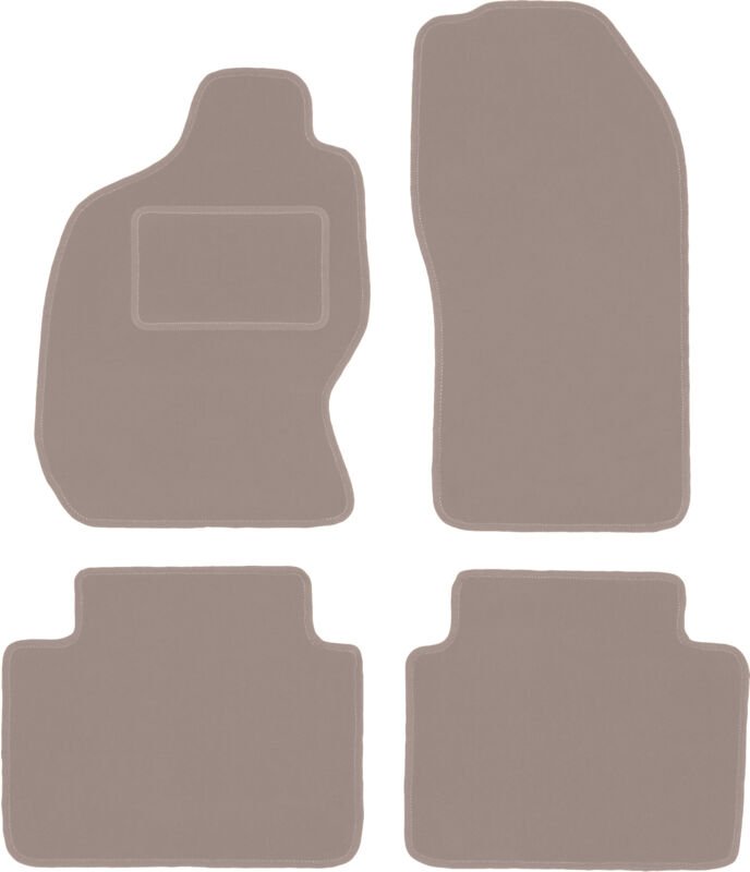 Beige Veloursmatten für: Nissan Patrol Y61 GU GR Offroad (1998-2004)