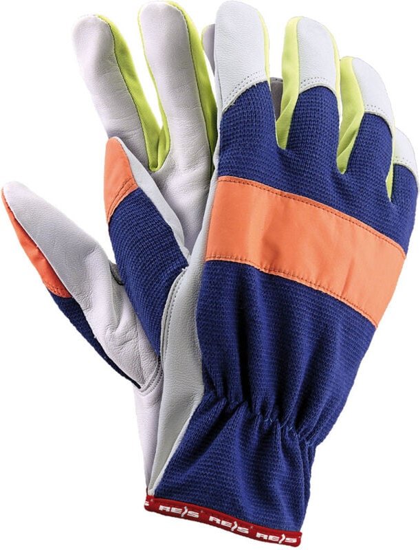 Warnschutz Leder-Arbeitshandschuhe aus Ziegenleder