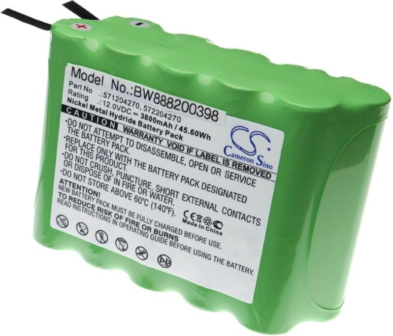 Akku kompatibel mit Trimble Focus 10, 5603, 5605 Lasermessgerät, Messgerät (3800mAh, 10V, NiMH) - Vhbw