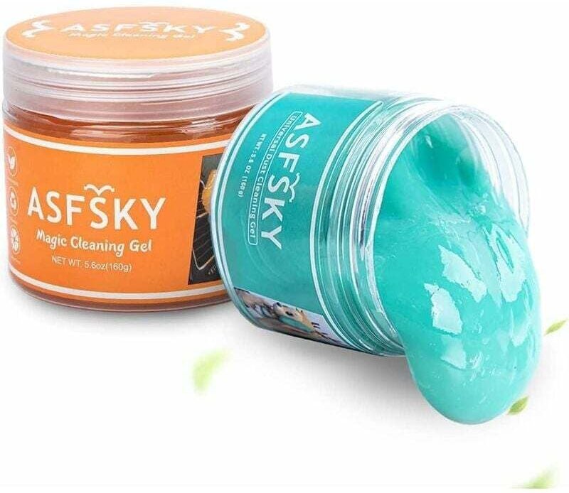 One Piece Slime Autoreiniger-Gel, Tastaturreiniger, Auto-Reinigungsstaub für Autos, Computer, Drucker, Kameras, 160 g