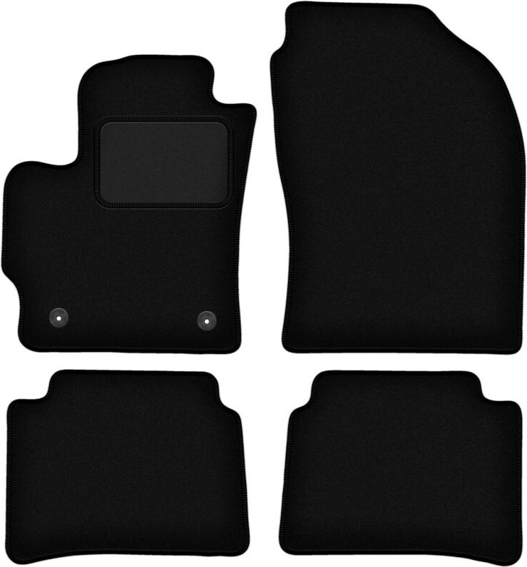 Schwarze Veloursmatten für: Toyota Corolla E21 Fließheck (2019-)
