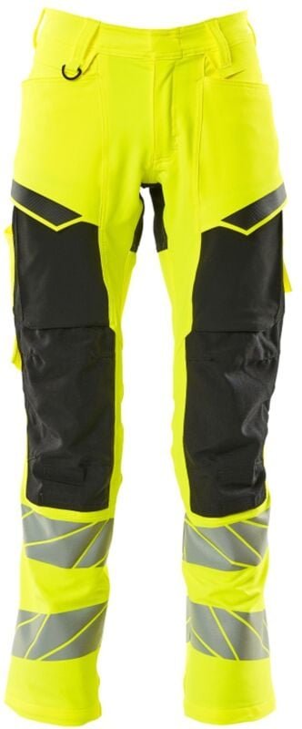 Thumbnail - Accelerate safe Warnschutz-Stretchhose 19479 Gr. 82C64 hi-vis gelb/schwarz - Mascot