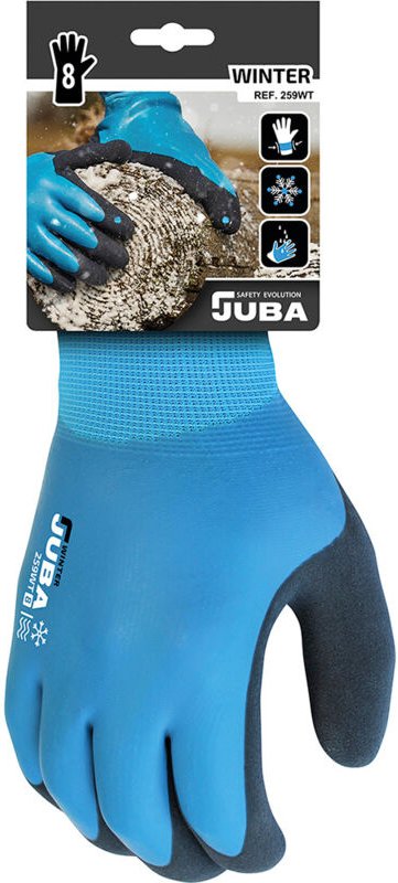 Juba - Kaltarbeitshandschuh aus Polyester/Nylon/Nitril, Größe 7