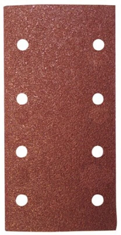 Mehrzweck-Klettschleifpapier Classic, Größe 93 mm, Länge 185 mm, Körnung 80, perforiert, 8+1, Packung zu 6