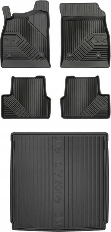 SET 77 Fußmatten und Fußmatten Opel Astra J Kombi 2009-2020