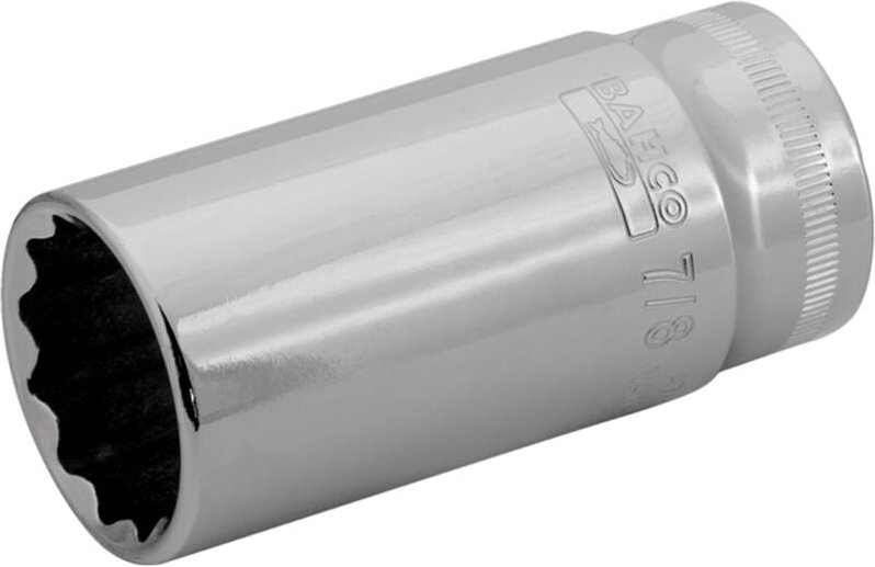 Bahco 3/8 Steckschlüssel-Einsatz, lang, Zwölfkant, 13/16 - Einzelhandelsverpackung