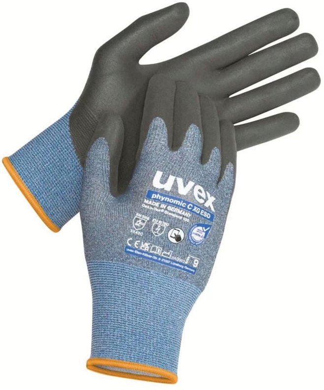 uvex phynomic C XG ESD 6004810 Schnittschutzhandschuh Größe (Handschuhe): 10 EN 388, EN 420 1 Pa