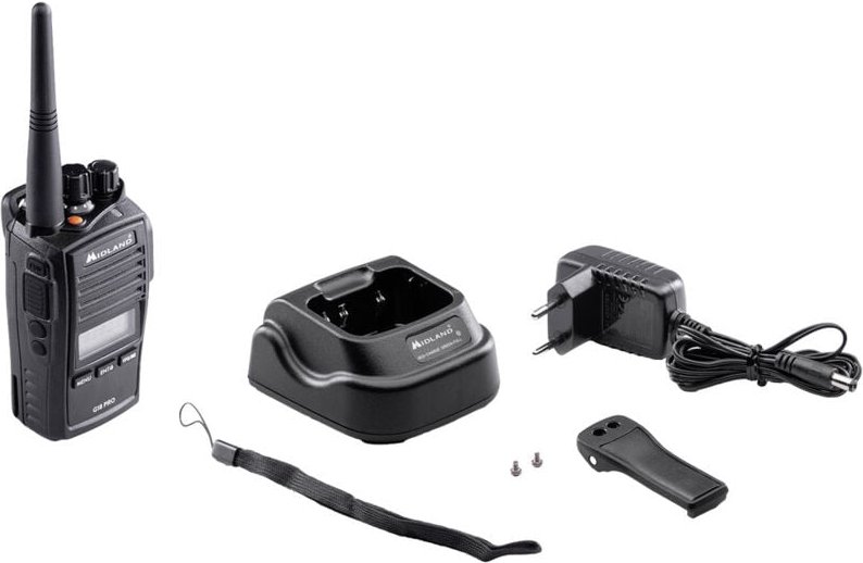 Thumbnail - G18 Pro Walkie-Talkie – mit Akku, Ladegerät und Gürtelclip – C1145.02 - Midland