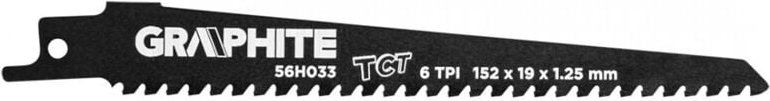 Thumbnail - Graphit-Säbelsägeblatt 152 mm – für Faserzementplatten und andere