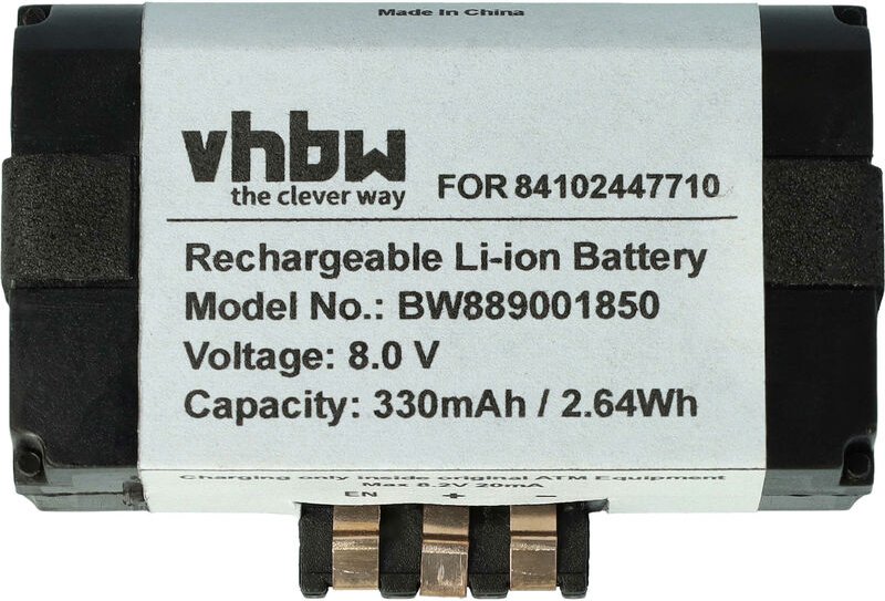 1x Akku kompatibel mit bmw 3er F30 320d (8C55/B47), 320d (8C51/B47), 318i (8E35/B38), 318i (8E31/B38) Auto (330 mAh, 8 v...