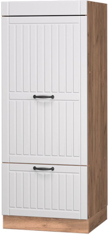 Mikrowellenschrank Fame-Line, Weiß Landhaus, 60 cm, Vicco