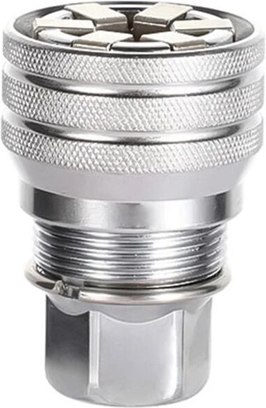 Alovez - 10-19mm Verstellbarer Universal-Sechskant-Steckschlüssel Drehmoment Ratschenadapter Stahl Elektrischer Bohrkopf