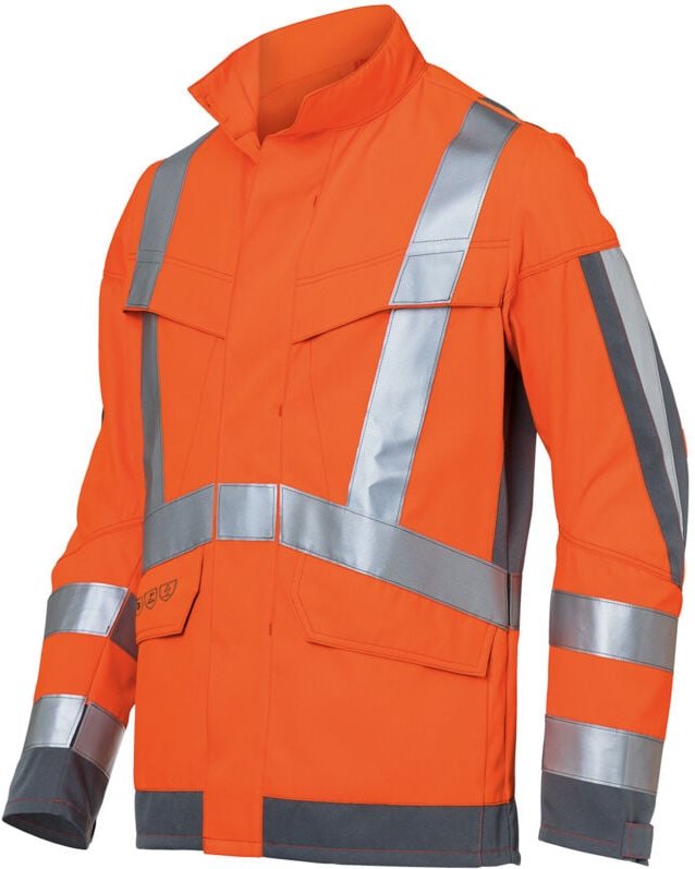 Kübler Jacke protectiq high vis arc2 psa 3 warnorange/anthrazit Gr. 24