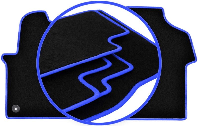 CARLUX-BLUE Autofußmatten für: Citroen Jumpy III Kastenwagen (2018-)