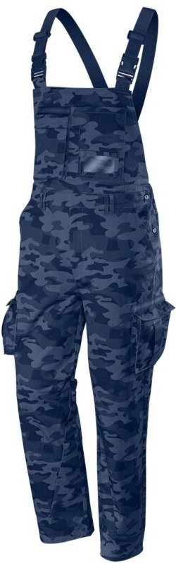 Arbeitslatzhose in Camouflage-Marineblau, Größe XS