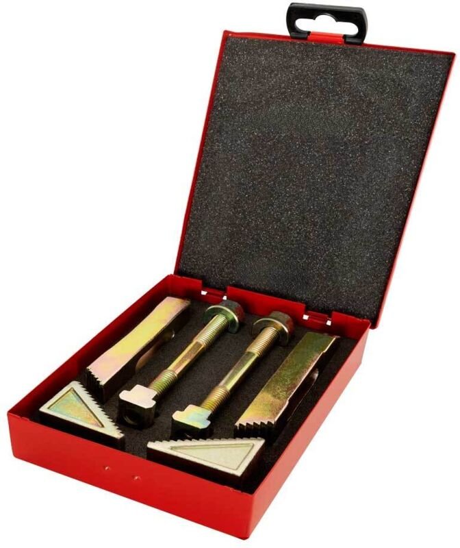 Holzmann Maschinen - Satz 6 Schlitzklemmklammern 10mm zum Blockieren Frasteilen Holzmann sws6tlgm10