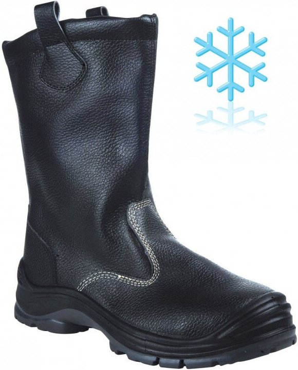 Gefütterter Stiefel singer Schwarzes Leder S3 src - Größe 44 - breme