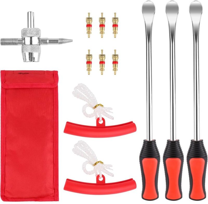 13-teiliges Reifenheber-Werkzeug, Motorrad-Reifenheber, Auto-Reifenheber, Felgenschutz und Ventile, manuelles Reifenhebe...