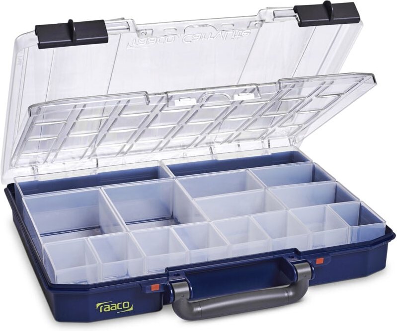 FP - raaco CarryLite 55 4x8-16 dlu Sortimentskoffer Anzahl Fächer: 16 Inhalt 1 St.