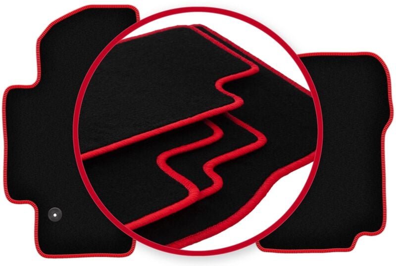 CARLUX-RED Autofußmatten für: Nissan NV200 Van (2010-)