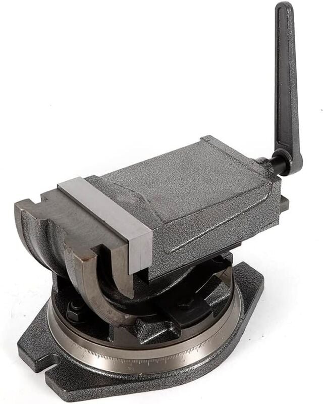 125mm Schraubstock Maschinenschraubstock, 5 Zoll Präzisions Maschinenschraubstock Schraubstöcke 2-Achsen Maschinenschrau...