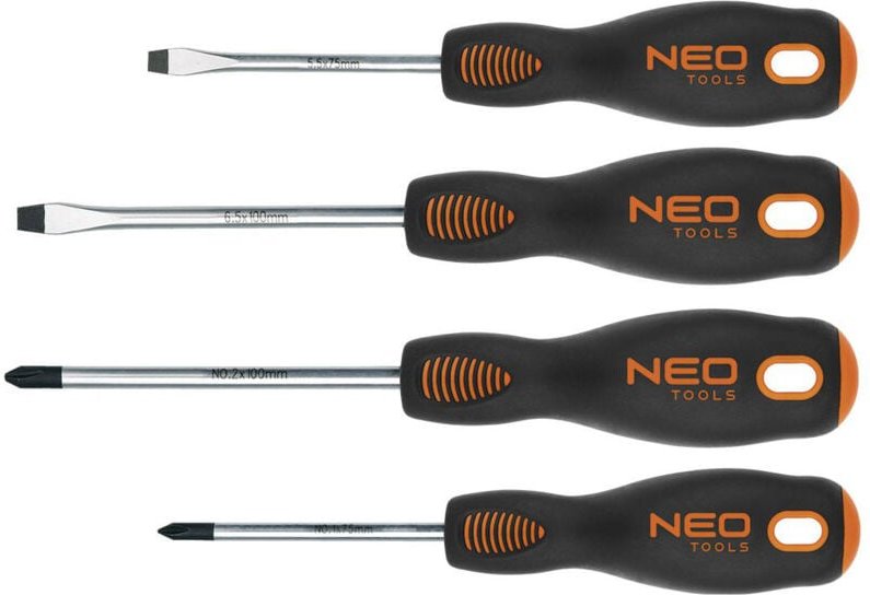 4 tlg. Schraubendreher Satz magnetisch, 25 Jahre Garantie