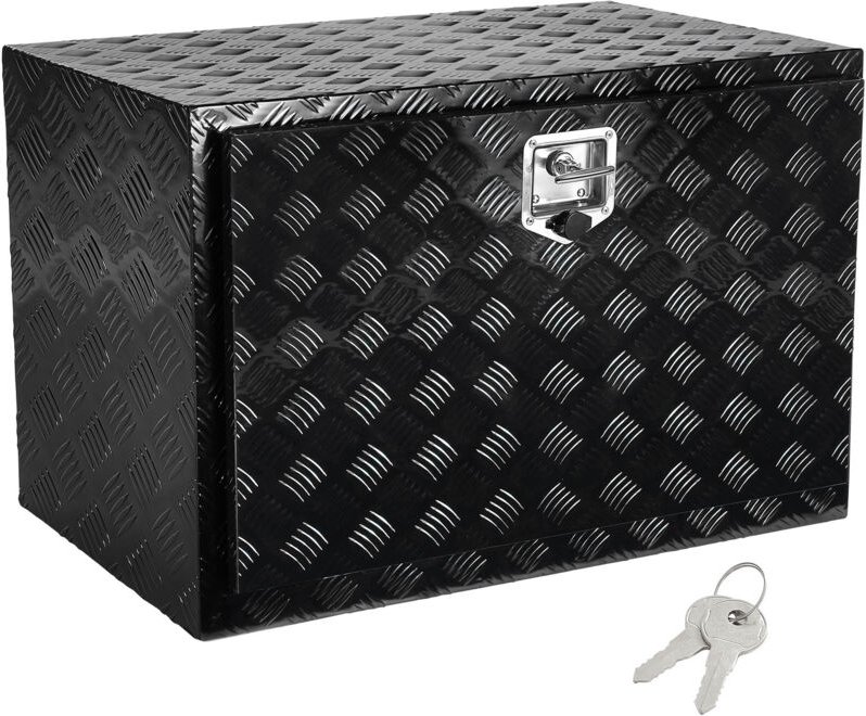 Mophorn - 48' x 24' x 24' Unterboden-Pickup-Aufbewahrungsbox, robuster Werkzeugkasten aus Aluminium mit Diamantplatte, w...