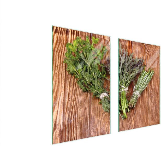 GLASSCHUTZPLATTE FÜR HERD 75x52 ROSEMARY