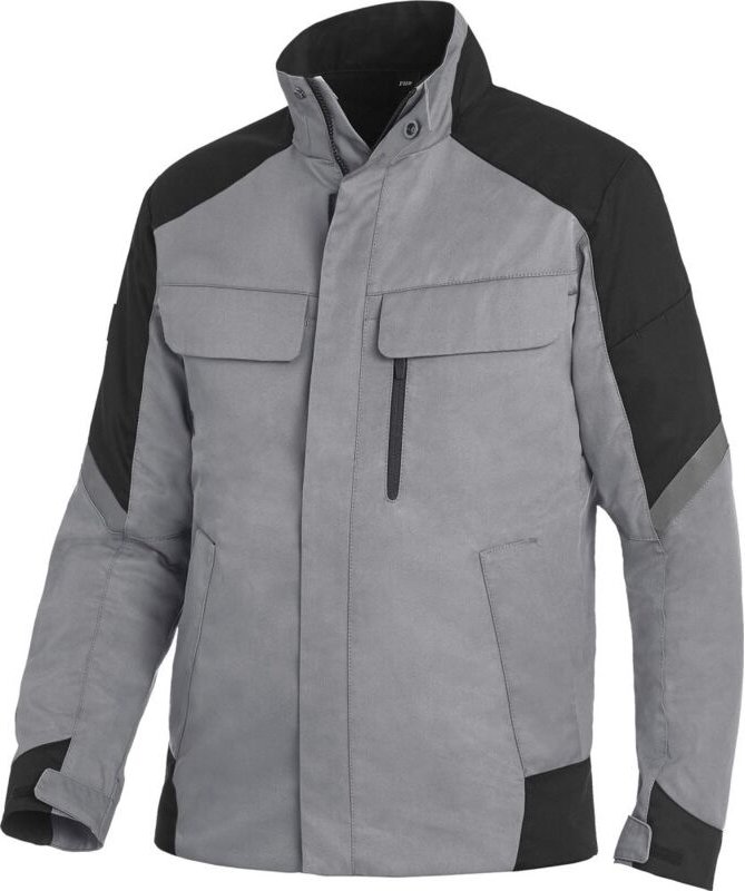 FP - Jacke Frank, Softshell, Gr. l, grau/schwarz fhb