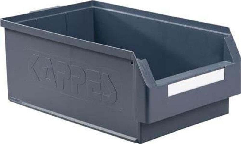 Sichtlagerkasten L500xB300xH200mm pe grau