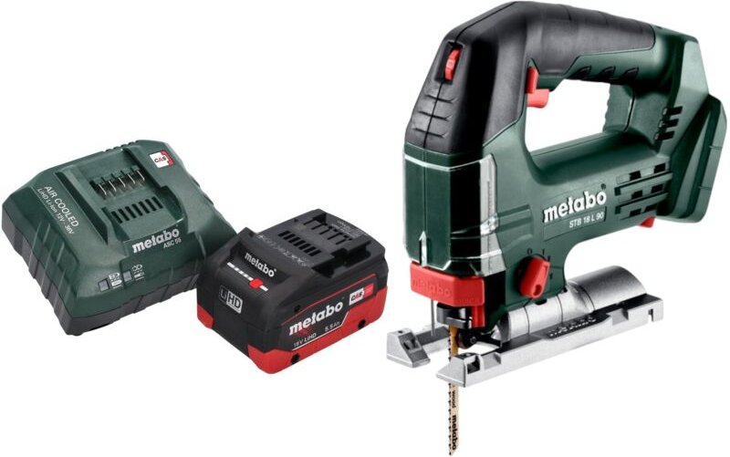 Metabo STB 18 L 90 Akku Stichsäge 18 V 90 mm + 1x LiHD Akku 5,5 Ah + Ladegerät
