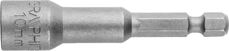 1/4" Magnet Bithalter 65 mm mit Sechskantkopf 10 mm