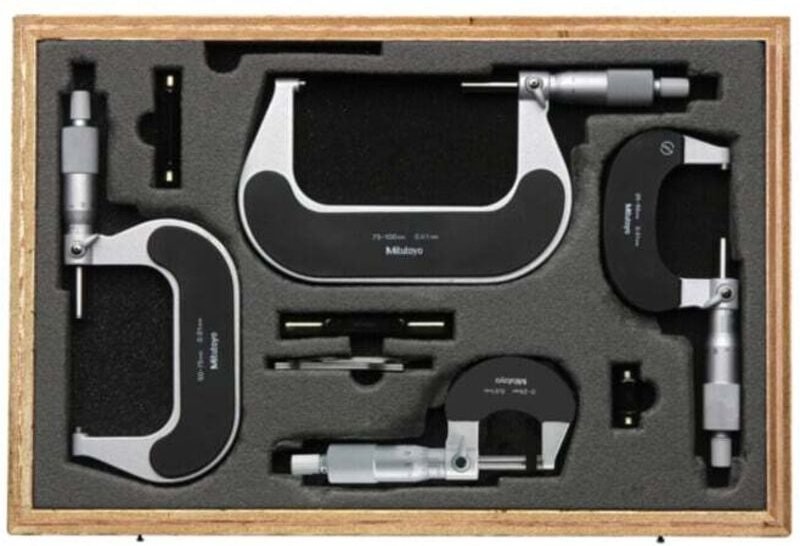 Mitutoyo - Bügelmesschrauben im Satz 4 0-100mm