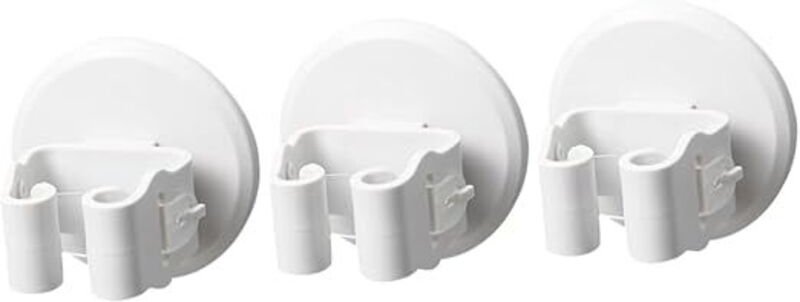 Stück Kunststoffhaken zum Aufhängen, weißer Mopp-Besenhalter, Mopp-Clip, Besenklemme, Besenclip, Mopp-Clip-Haken, kein S...