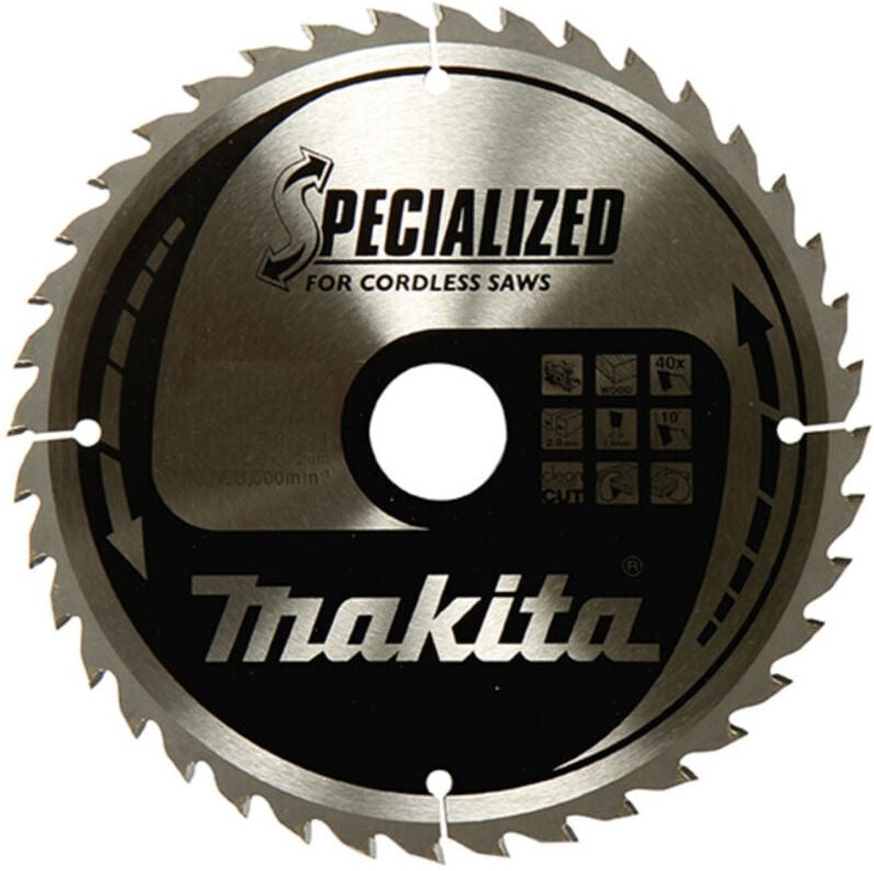 Thumbnail - Hartmetallsägeblatt 136 x 20 mm, 16 Zähne - Makita