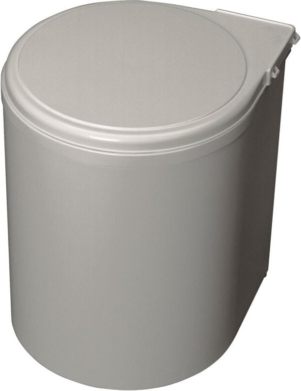 Victory - Einbau-Abfallsammler rund 13 Liter silbergrau ab 400mm Schrankbreite