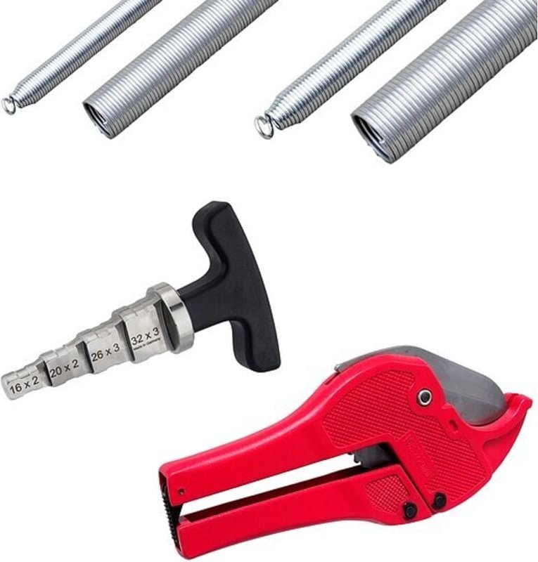 6-teiliges TOP-Werkzeug-Set für Alu-Mehrschicht-Verbundrohr 16 x 2 und 20 x 2 mm