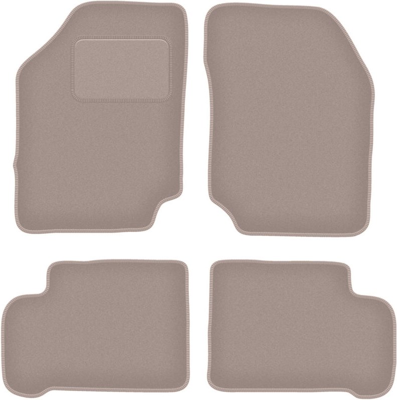 Beige Veloursmatten für: Nissan 100NX Coupé, Targa (1990-1995)