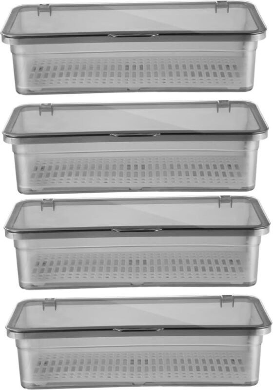 4-teilige Besteck-Aufbewahrungsbox, Utensilienablage mit Deckelhalter, Küchenutensilienhalter, Löffelhalter, Haushalts-B...