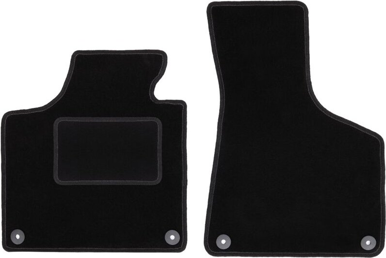 Vordere Matten schwarz für: Audi A3 8P Fließheck, Sportback, Cabrio (2003-2011)