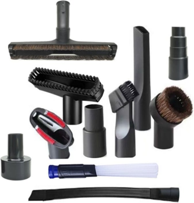 Thumbnail - 11PCS Universal Vakuum Aufsätze 1-1/4 Zoll Haushalts Reinigung Pinsel Kit Verlängerung Zauberstab Düse Fugendüse